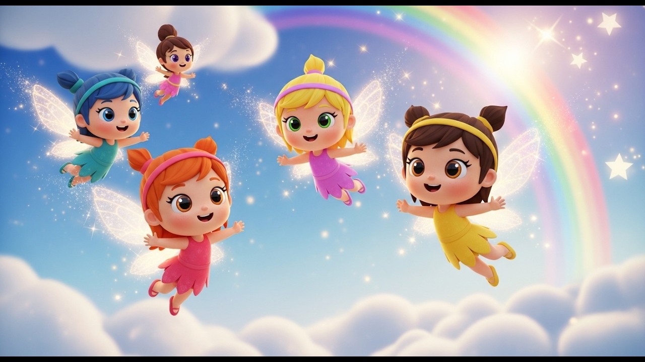 Flying with the Fairies | Popular Nursery Rhyme For Kids | Sing Along With Kids