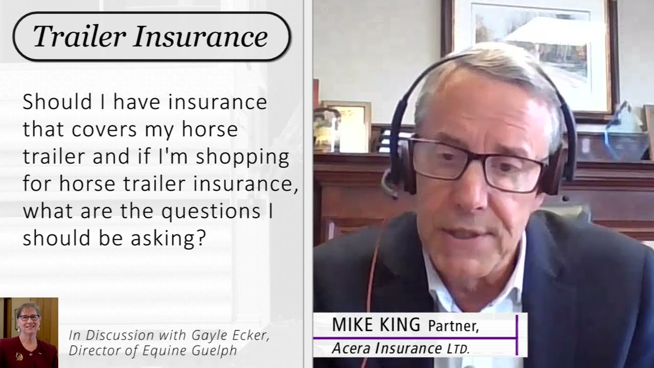 Trailer Safety - Insurance - Mike King, Partner Acera Insurance LTD
