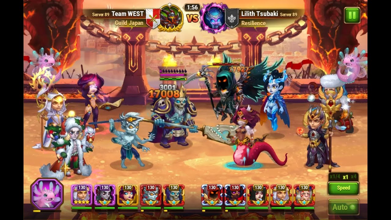 38K Helios vs 155K Yasmine #HeroWars