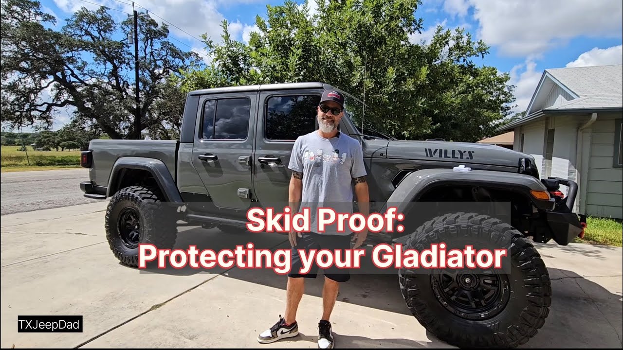 Skid Proof: Protecting your Jeep Gladiator - All the SKID PLATES you MUST have !