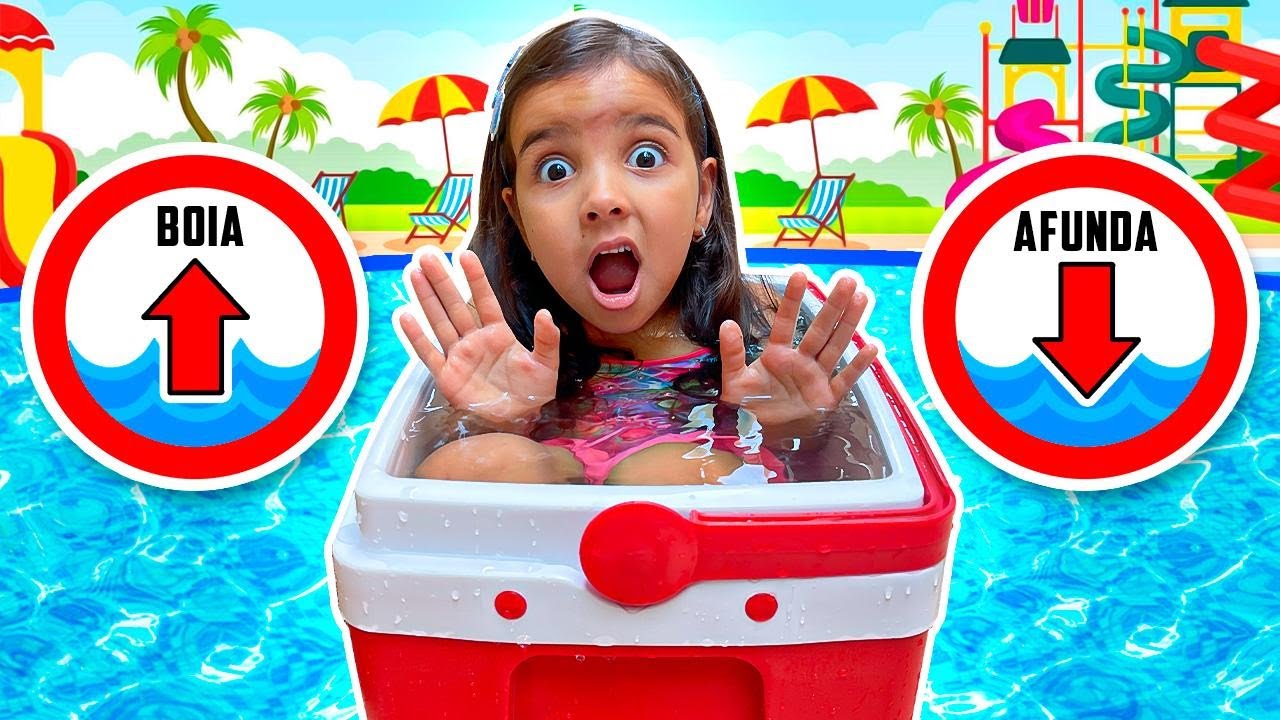 Julinha, Manu e seus amigos brincam na piscina e ensinam regras de segurança