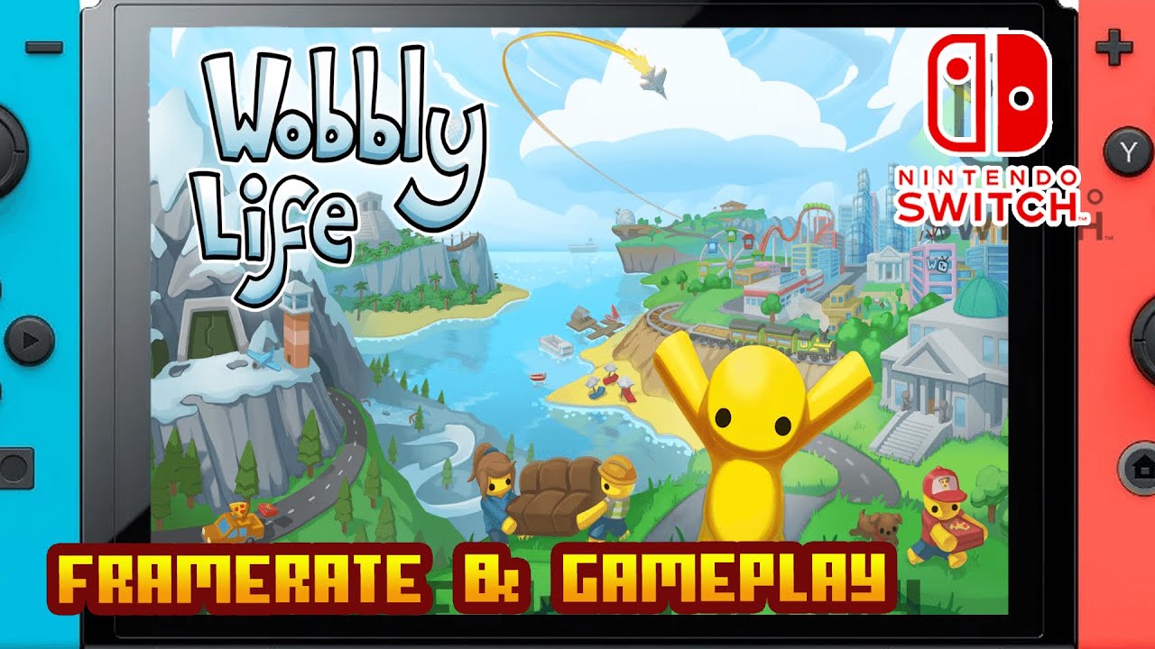 Wobbly Life - (Nintendo Switch) - Framerate & Gameplay