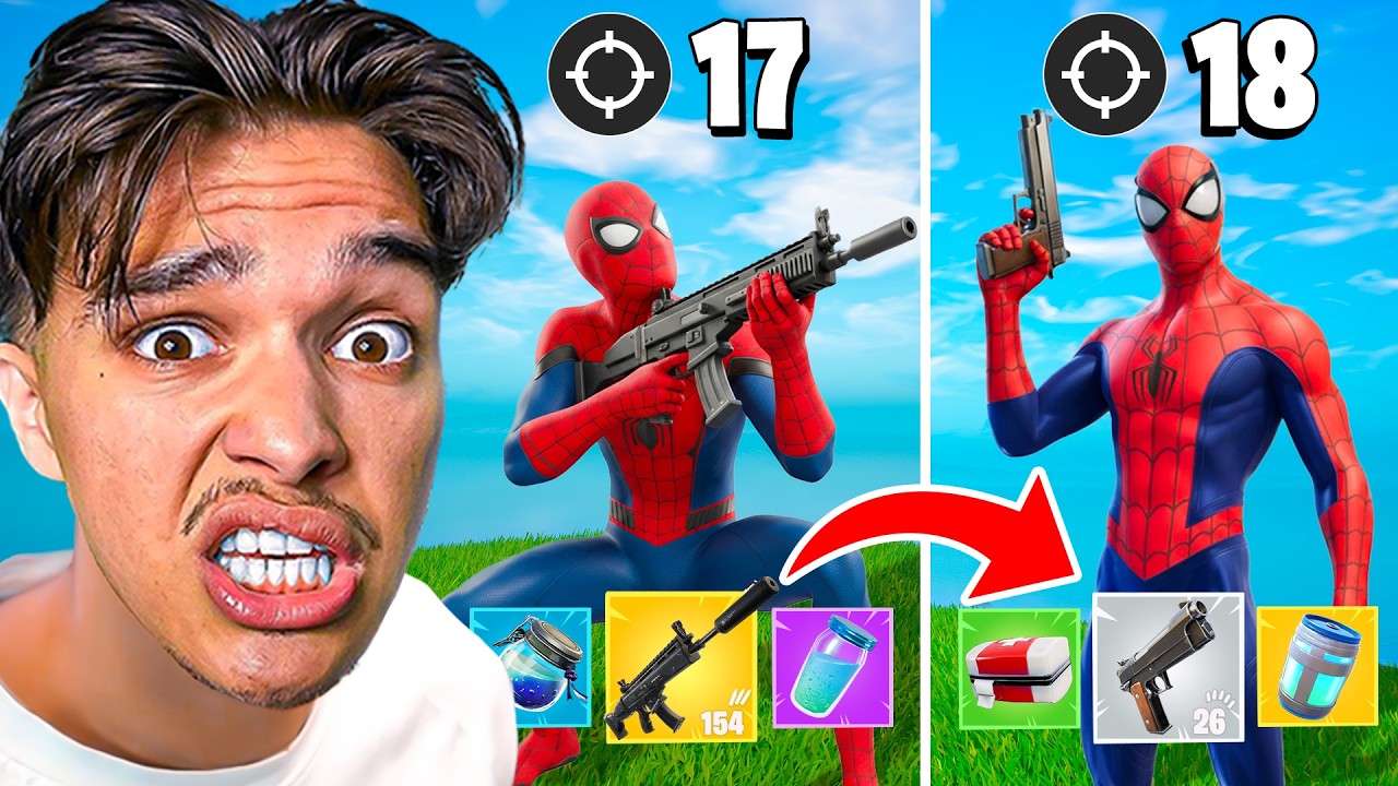 Fortnite mais je dois ÉCHANGER ma SEULE ARME à chaque KILL !