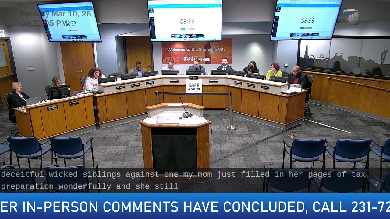 03-10-26 City Of Muskegon Commissioners Meeting