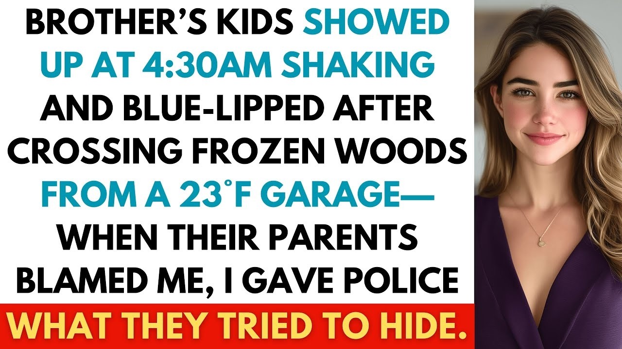 My Brother's Kids Knocked On My Door at 4 30am, Their Parents Left Them to Freeze in Pajamas