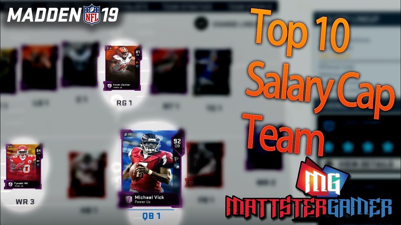 1st Salary Cap team update in Madden 19