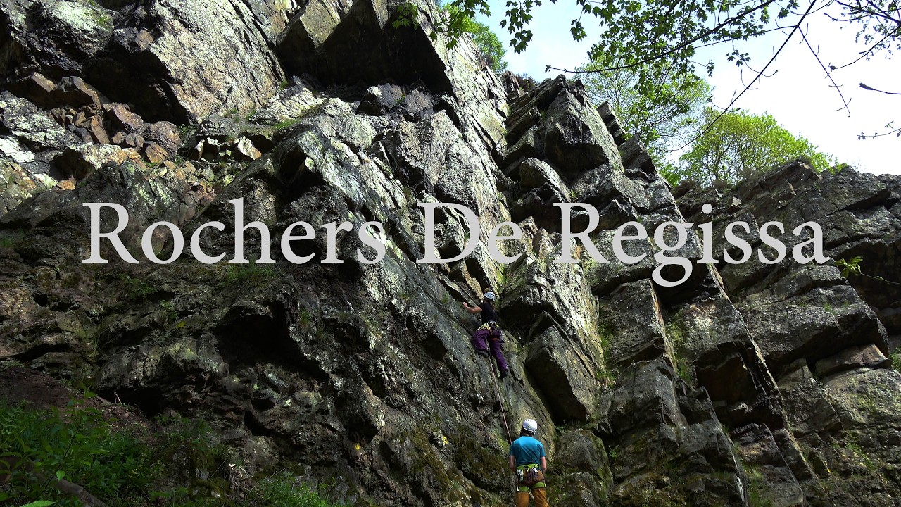 Klimmen in Rochers De Regissa / Joni Beer klimt Colza Nostra (4a) (Oude video uit 2018)