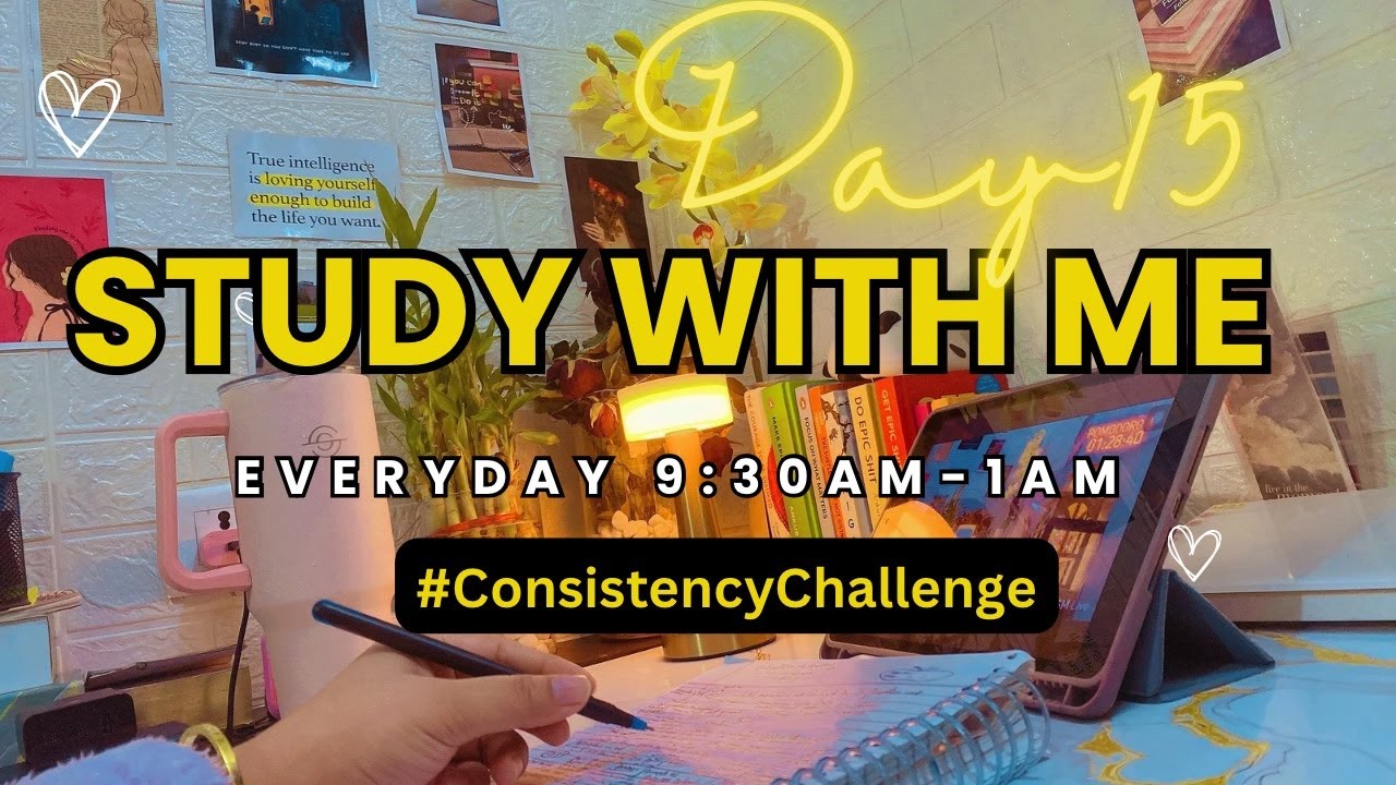 Day 15 | Halfway Strong | studywithme LIVE | Consistency Series