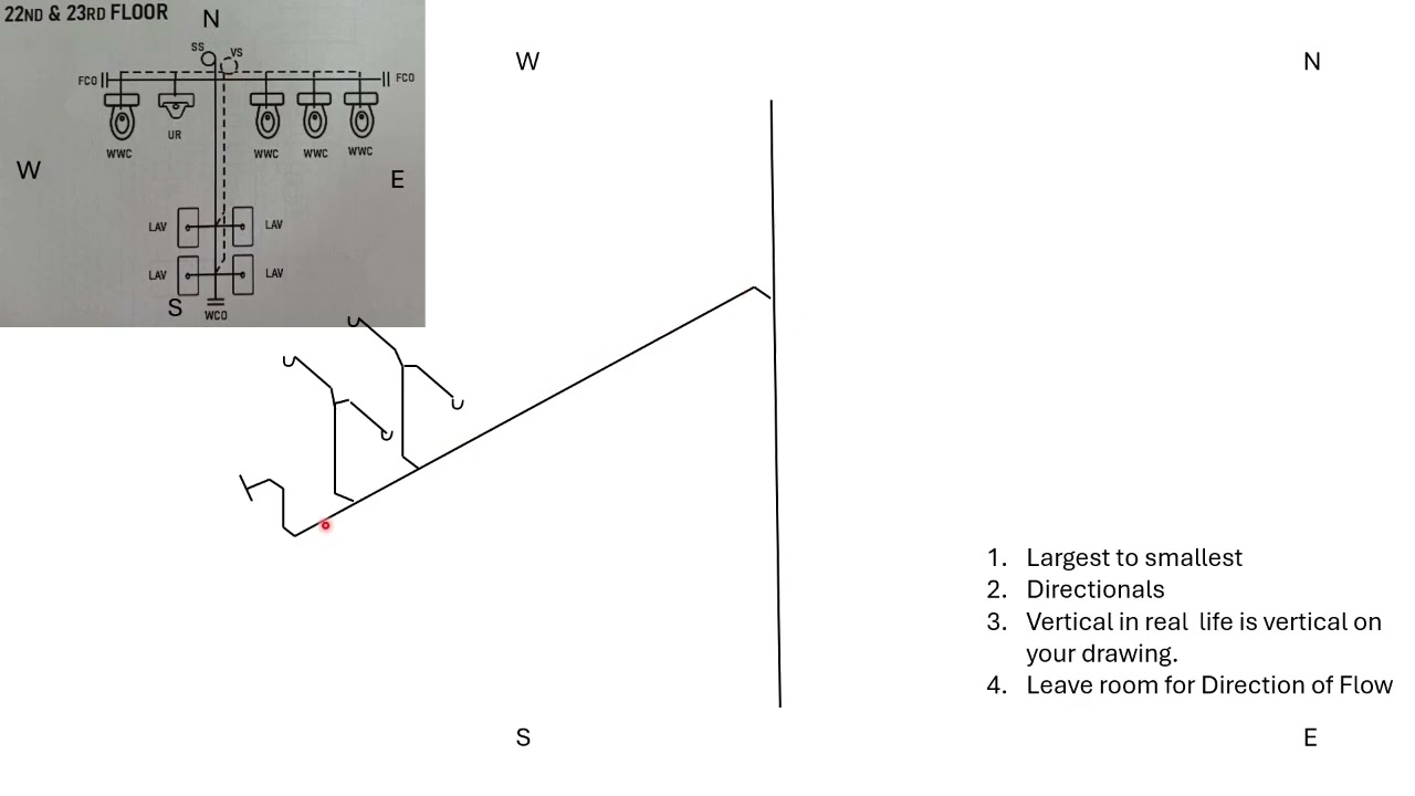 Isometric Drawing with Center Stack