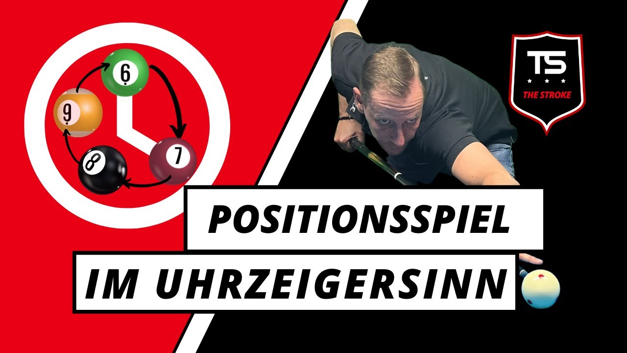 Billardtraining | Positionsspiel im Uhrzeigersinn