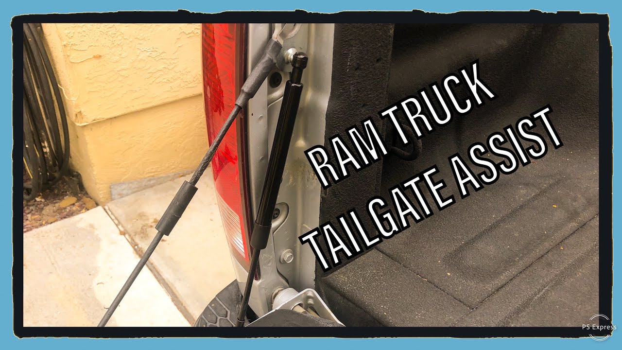2009-2019 Ram Tailgate Assist Damper Installation