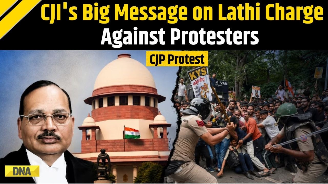 CJP Protest: 'Mere Agitation Can't Justify Lathi-Charge'; CJI On NEET Protest Plea | CJI Surya Kant