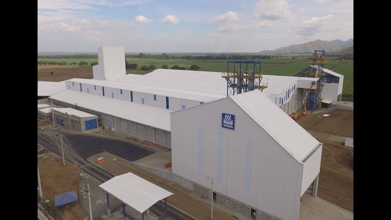 Yara inauguró en el Valle del Cauca su nueva y más moderna planta de fertilizantes Premium