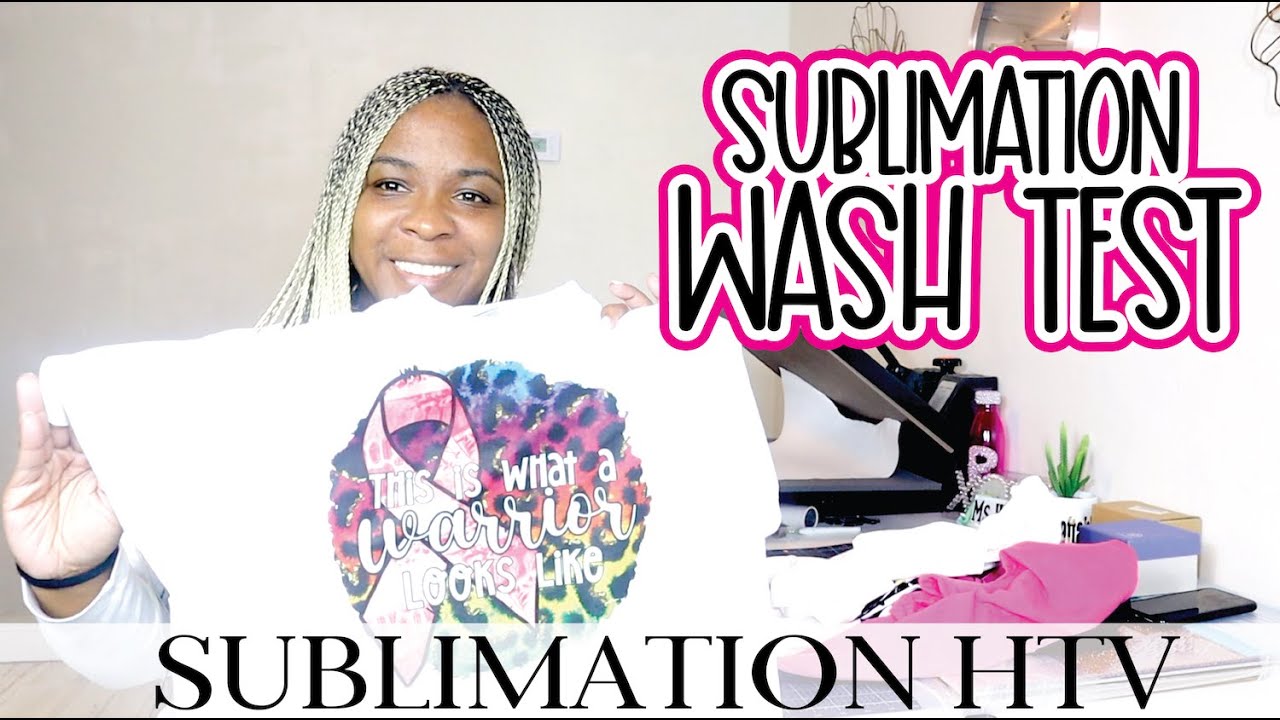Sublimation Wash Test | Cotton & Black T-Shirts | Clear/Transparent HTV | Glitter HTV