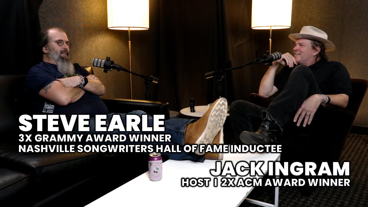 Steve Earle & host Jack Ingram