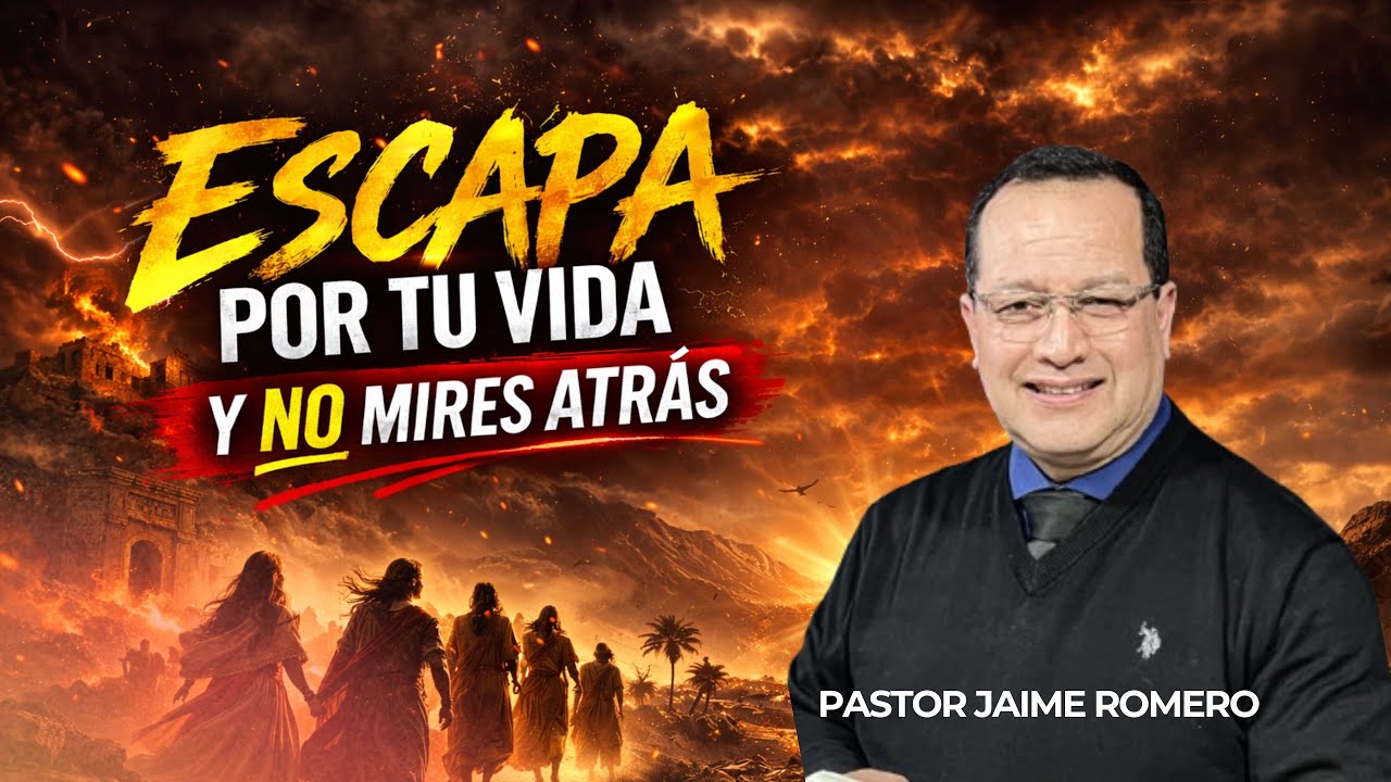 ESCAPA POR TU VIDA Y NO MIRES ATRAS. PASTOR JAIME ROMERO REYES 