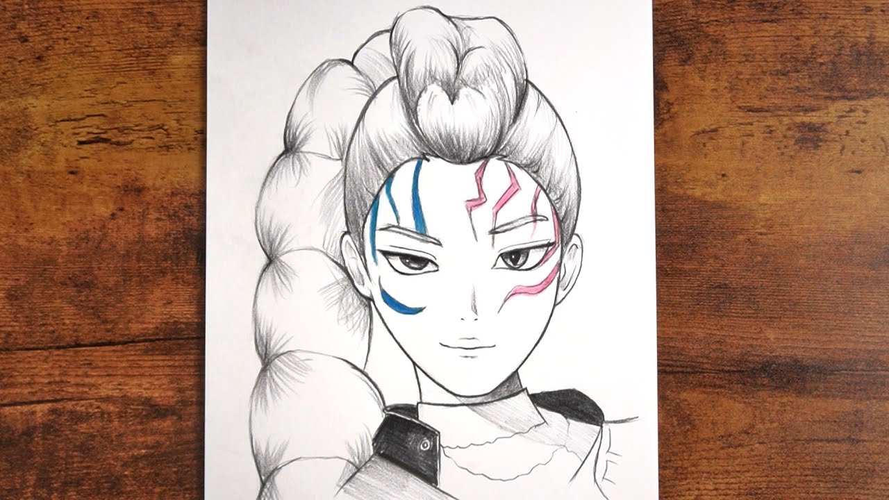 How to Draw Rumi from kpop Demon Hunter: drawing Tutorial step by step