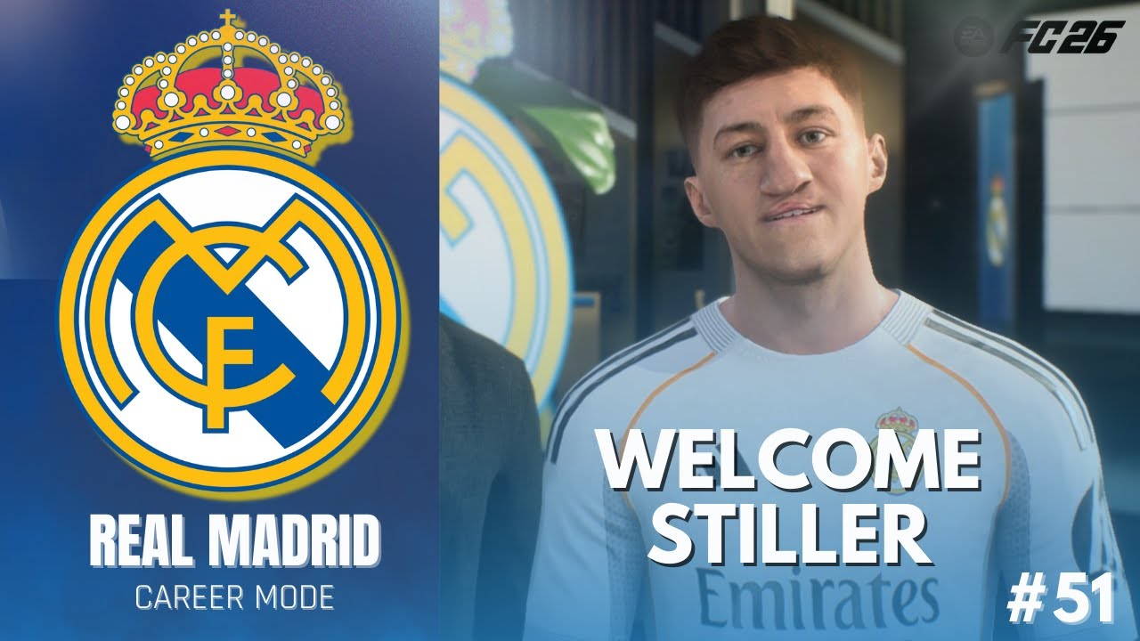 Transfer Diam-Diam Tapi MEMATIKAN 😱 Welcome Angelo Stiller! | FC 26 Real Madrid Career Mode #51