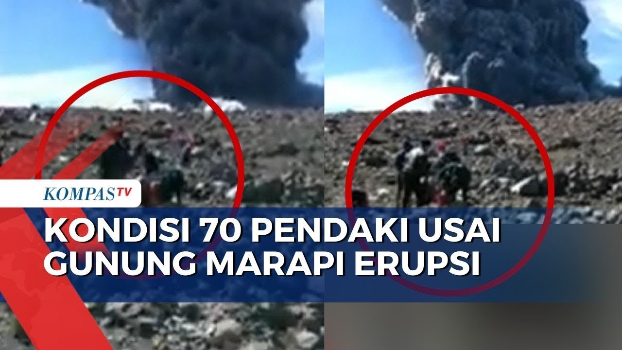 Gunung Marapi Erupsi, BKSDA dan Aparat Terkait Evakuasi 70 Pendaki