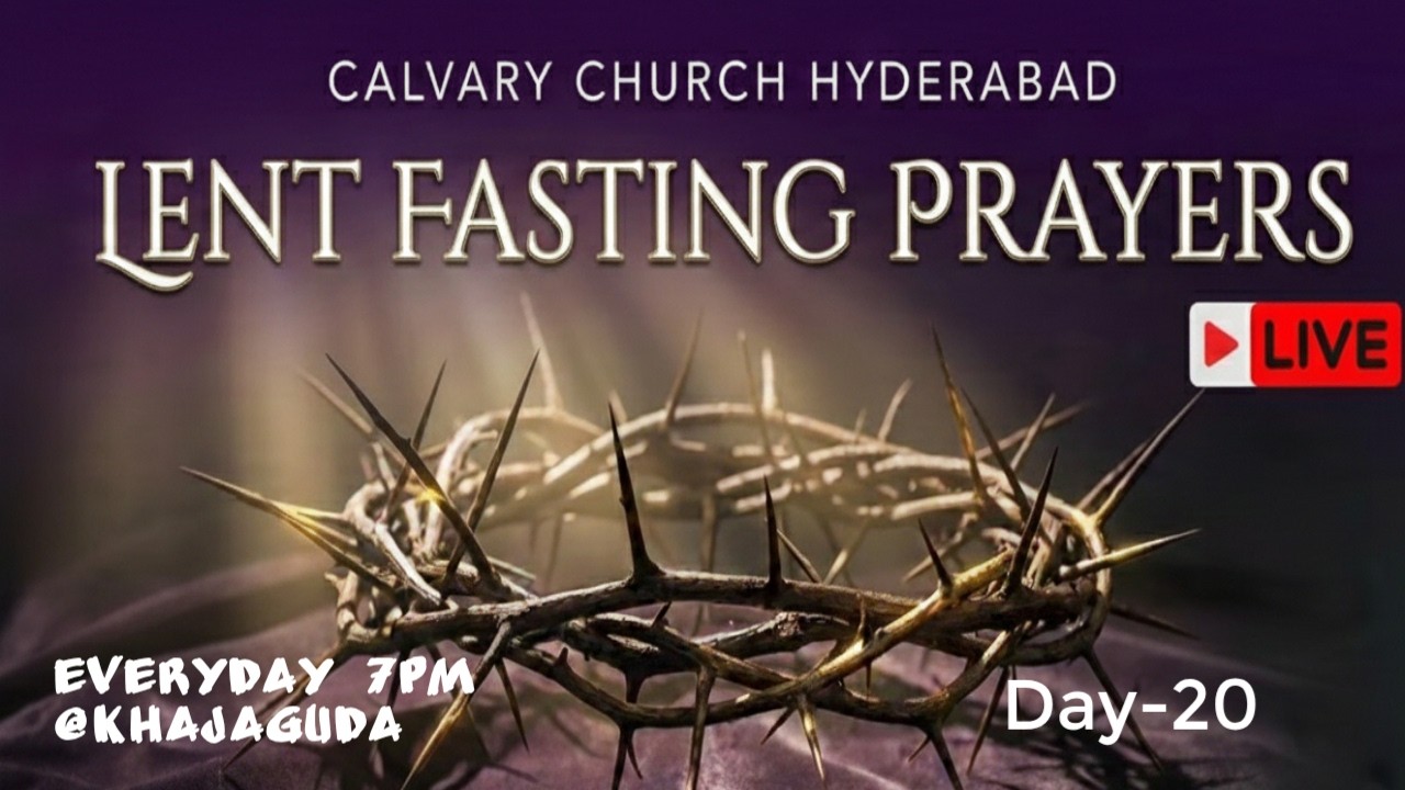 Lent Prayers Day -20| N Joseph Prakash | 12th March 2026