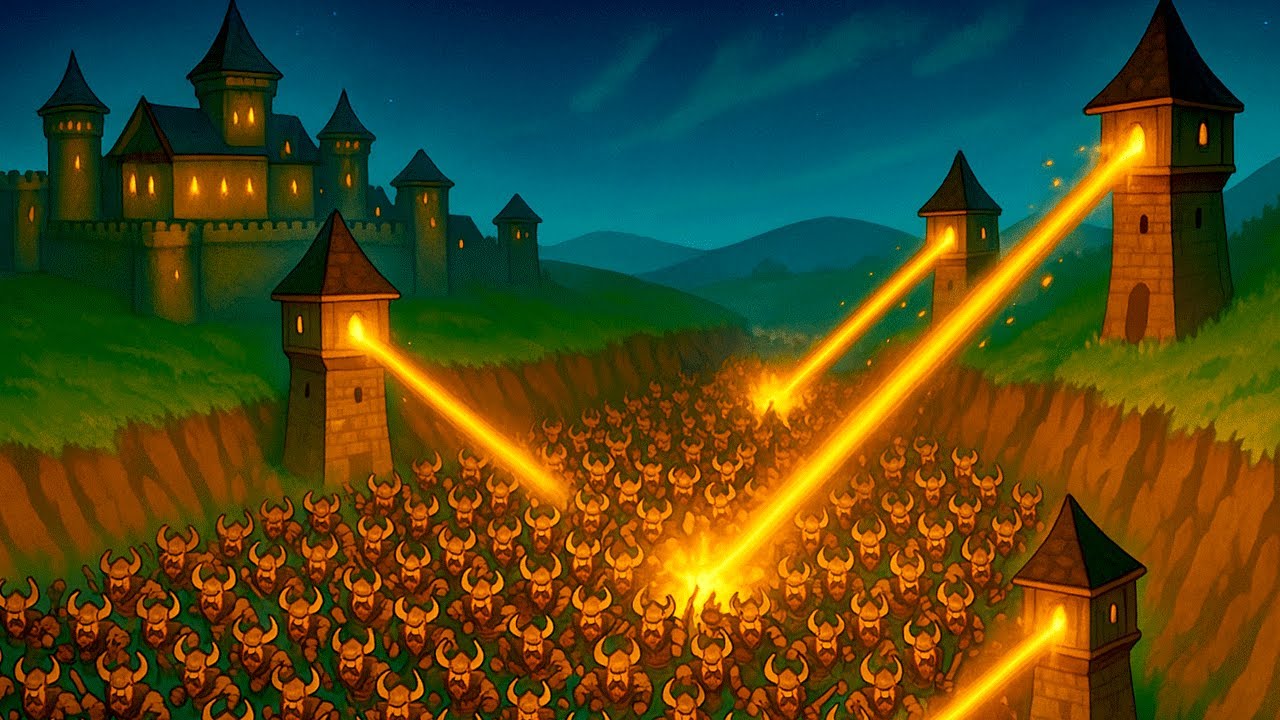 Defending My VIKING CASTLE From Endless Creatures in Nordhold