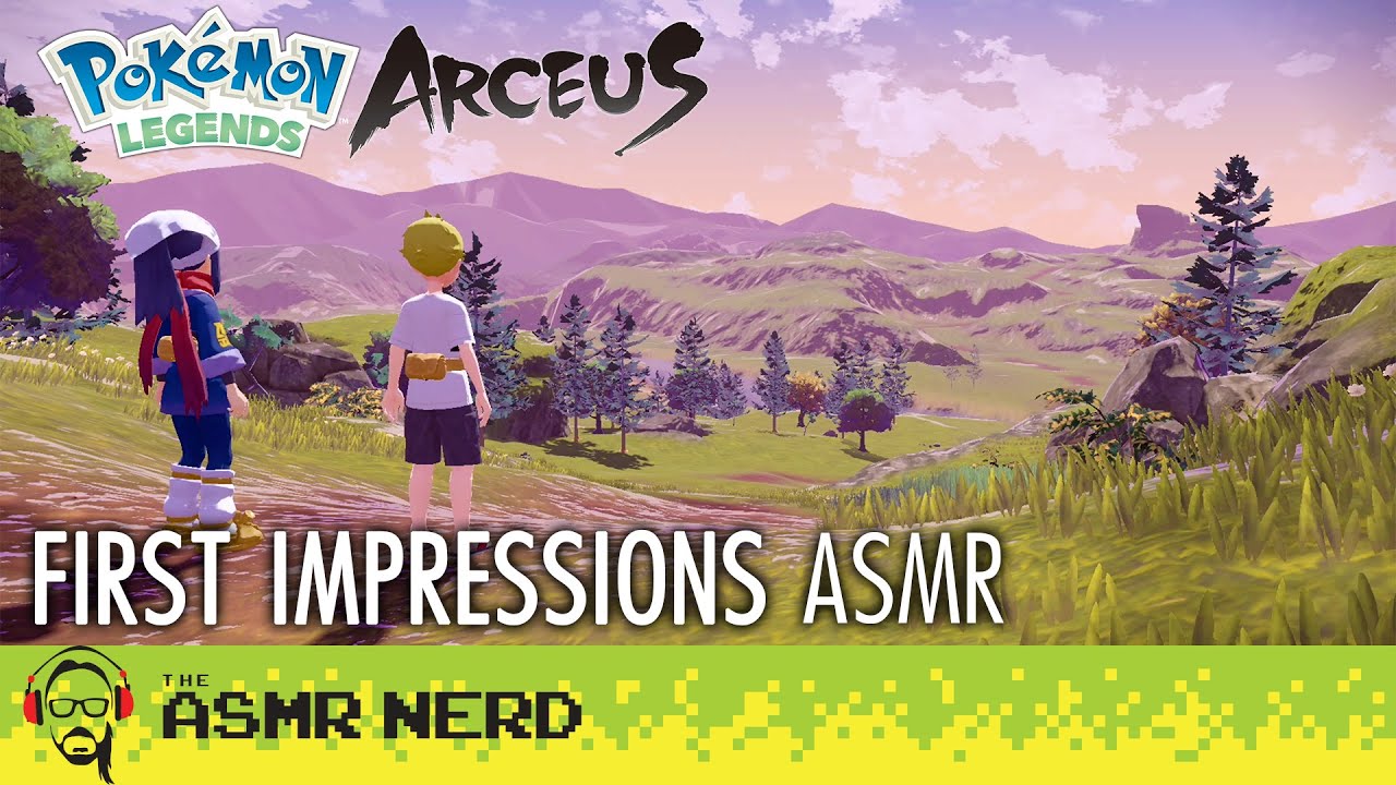 Pokémon Legends: Arceus ASMR | First Impressions! (whispering, controller sounds, relaxing)