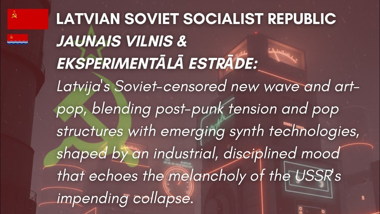Latvian Soviet Socialist Republic 🇱🇻 Jaunais vilnis & eksperimentālā estrāde