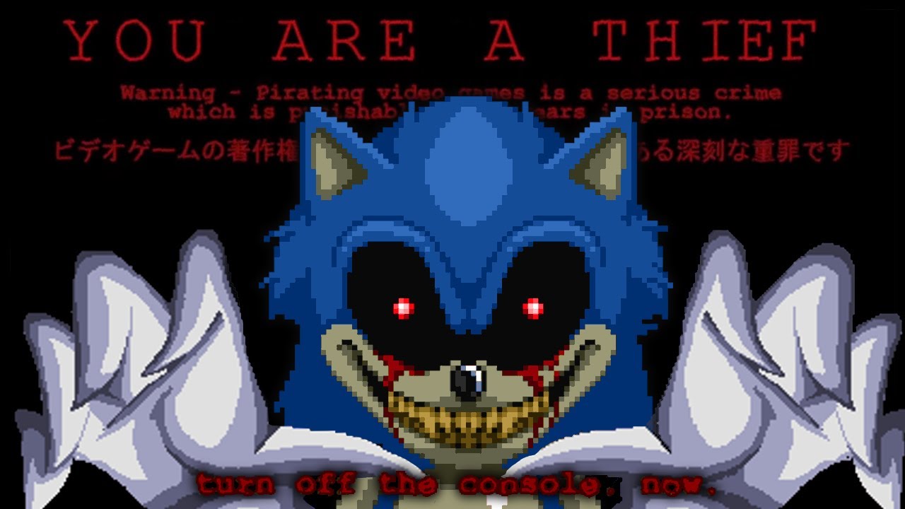 ЭКРАНЫ И МЕРЫ ПО ЗАЩИТЕ ОТ ПИРАТСТВА ДЛЯ HAUNTED SONIC.EXE (Страшные экраны защиты от пиратства в...