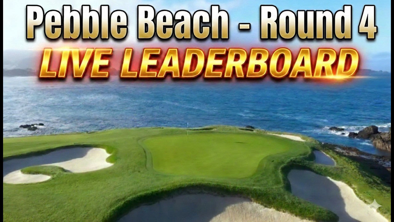 AT&T Pebble Beach Pro-Am - Round 4 - Golf Live Leaderboard - PGA Tour 15.2.2026