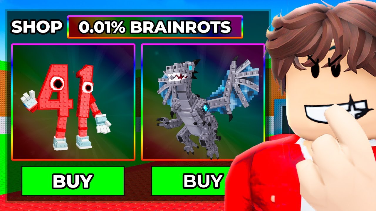 Steal a Brainrot, But The Shop Is OVERPOWERED!