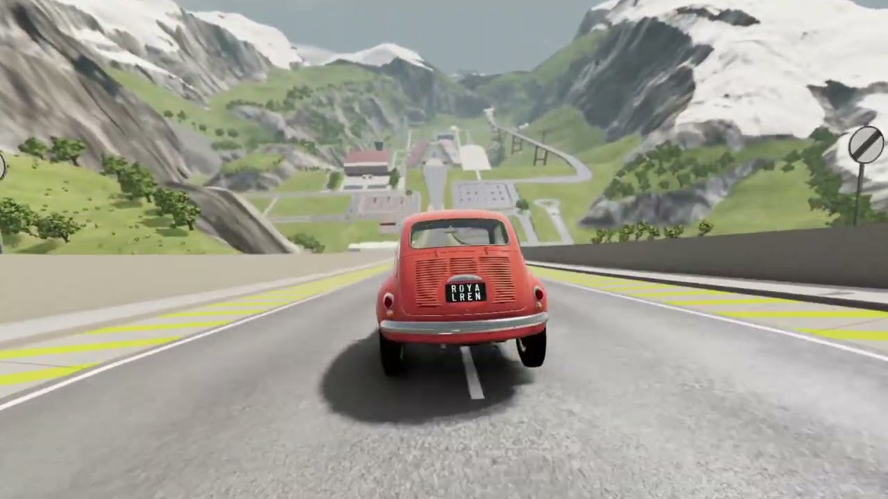 Can Any Car Survive a 500-Meter Vertical Drop? 😱