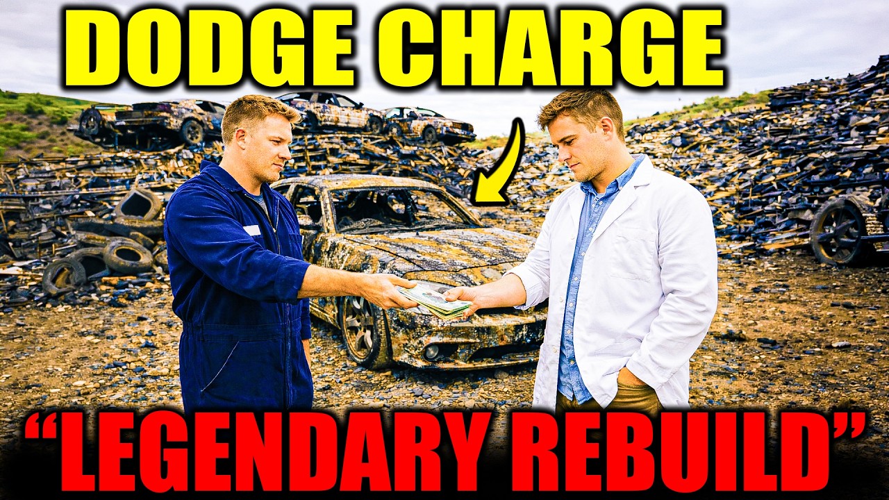 Dodge Charger Restoration ASMR | Rusted Charger Rebuild & Full Transformation |total.