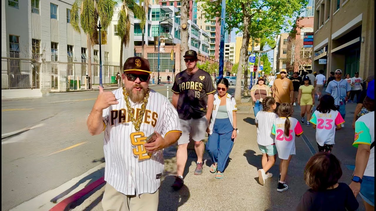 PADRES Have The Best FANS! Petco Park Walking Tour