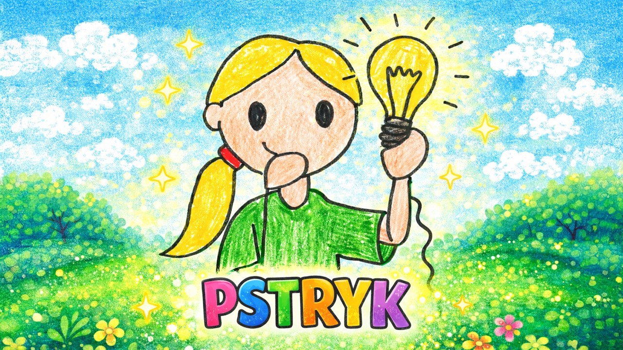 PSTRYK || Pstryczek Elektryczek || Zabawna piosenka dla dzieci || Julian Tuwim || Trelomelo