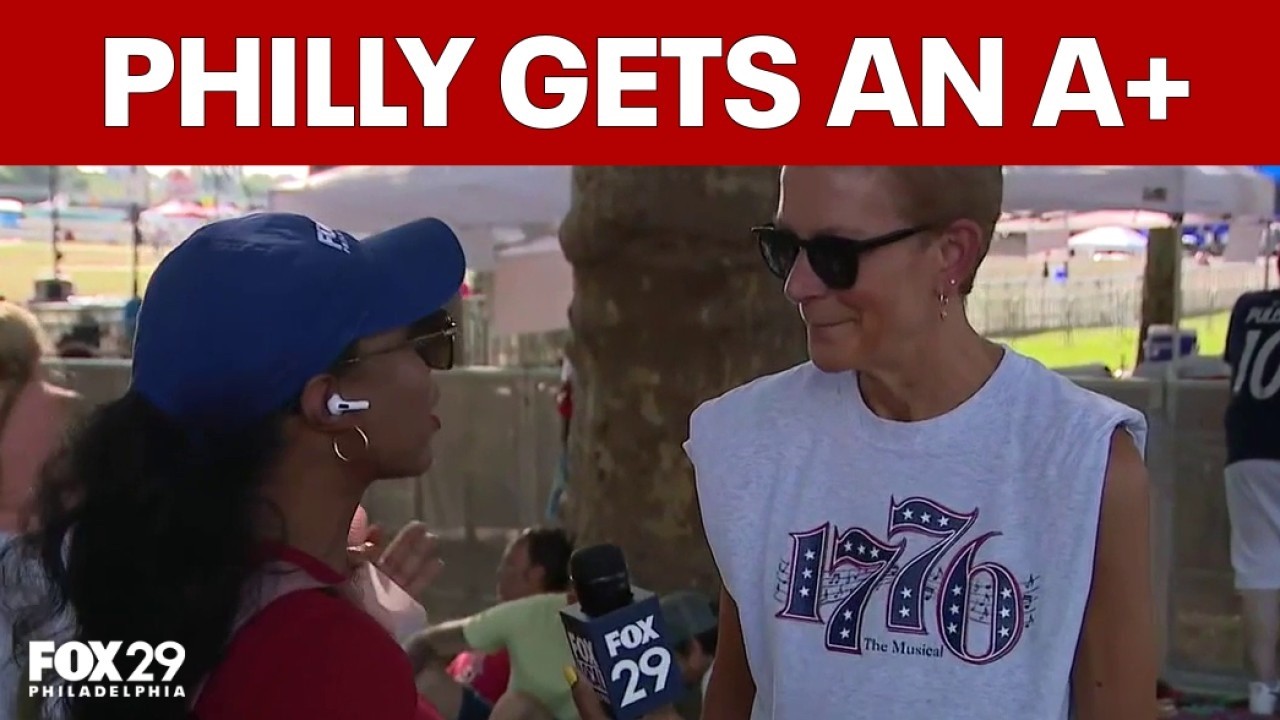 Philly visitor gives city an A+ | America 250 LIVE on the Parkway