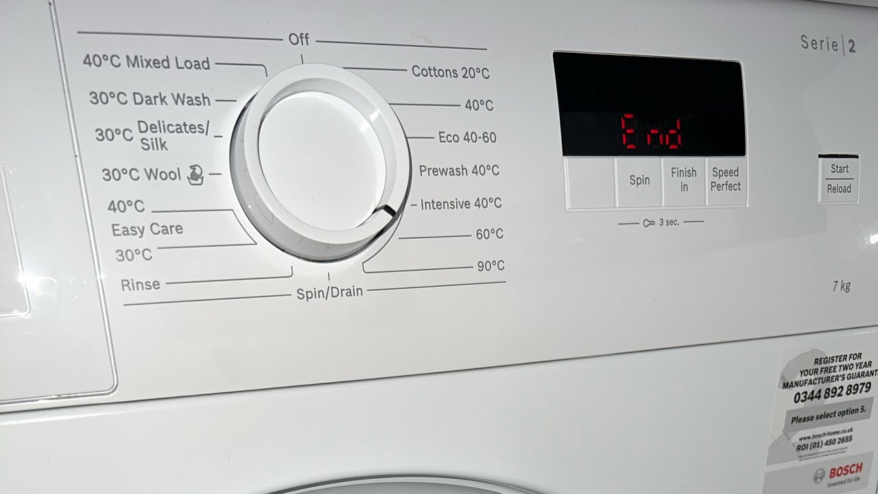 Bosch Serie 2 - Cotton 60c Full Cycle