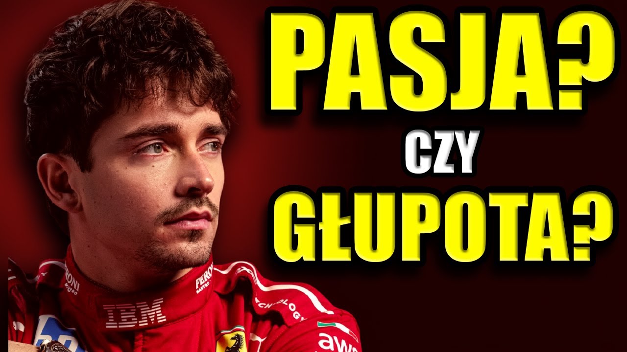 Charles Leclerc marnuje się w Ferrari
