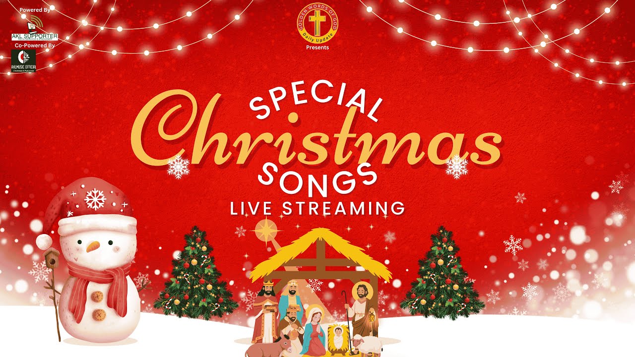 🎄✨ Christmas Songs Live - A Musical Celebration! 🎶🎅 | @goldenwordsofgodofficial
