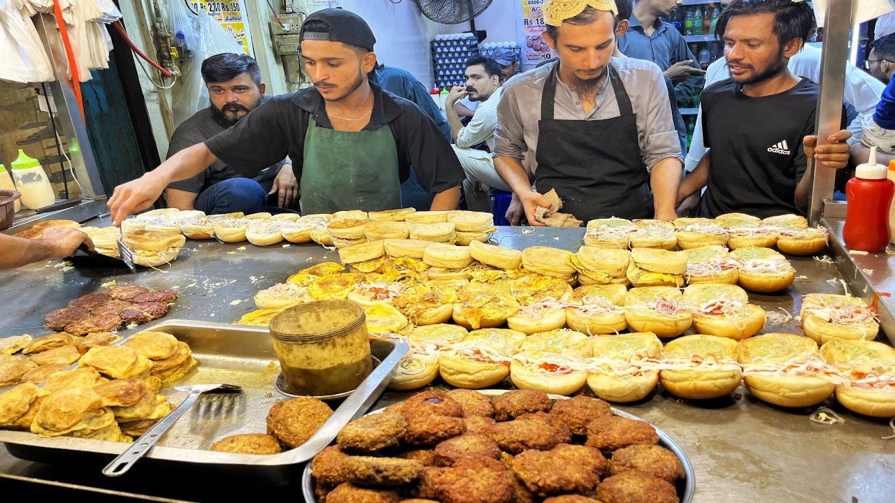 Burgers making