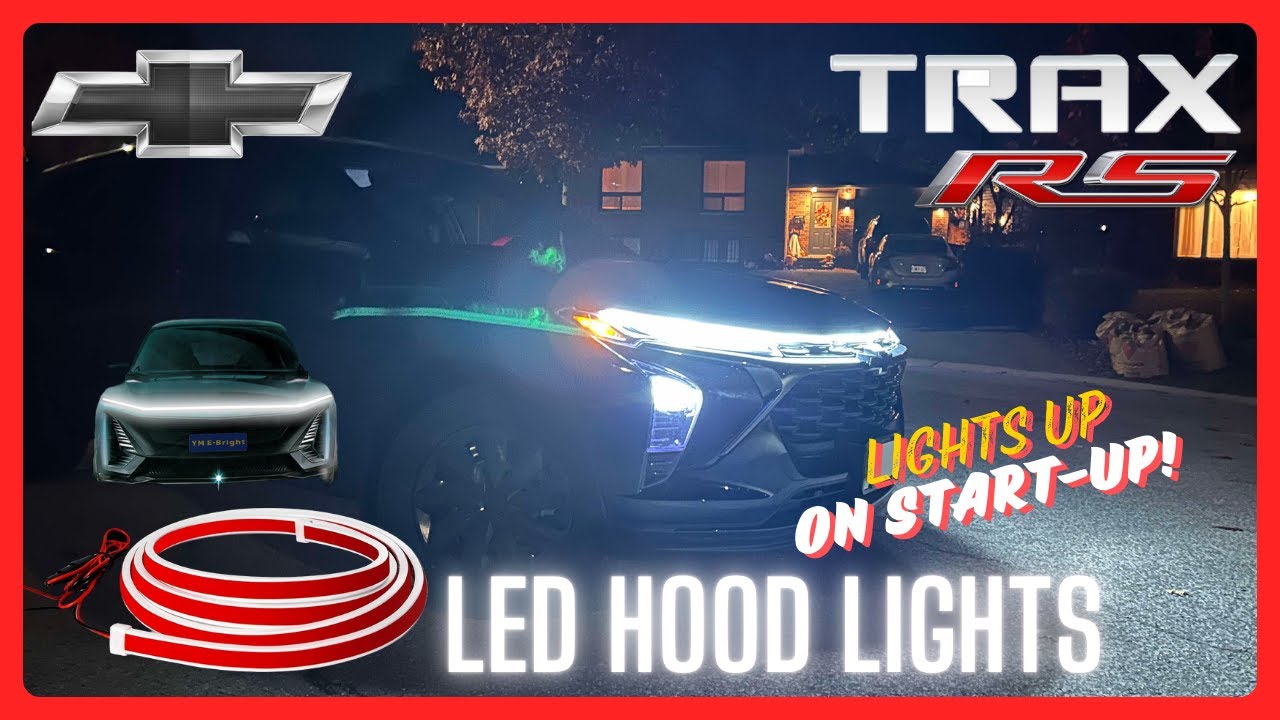 LED Hood Light Strip Install on a 2024 Chevrolet Trax