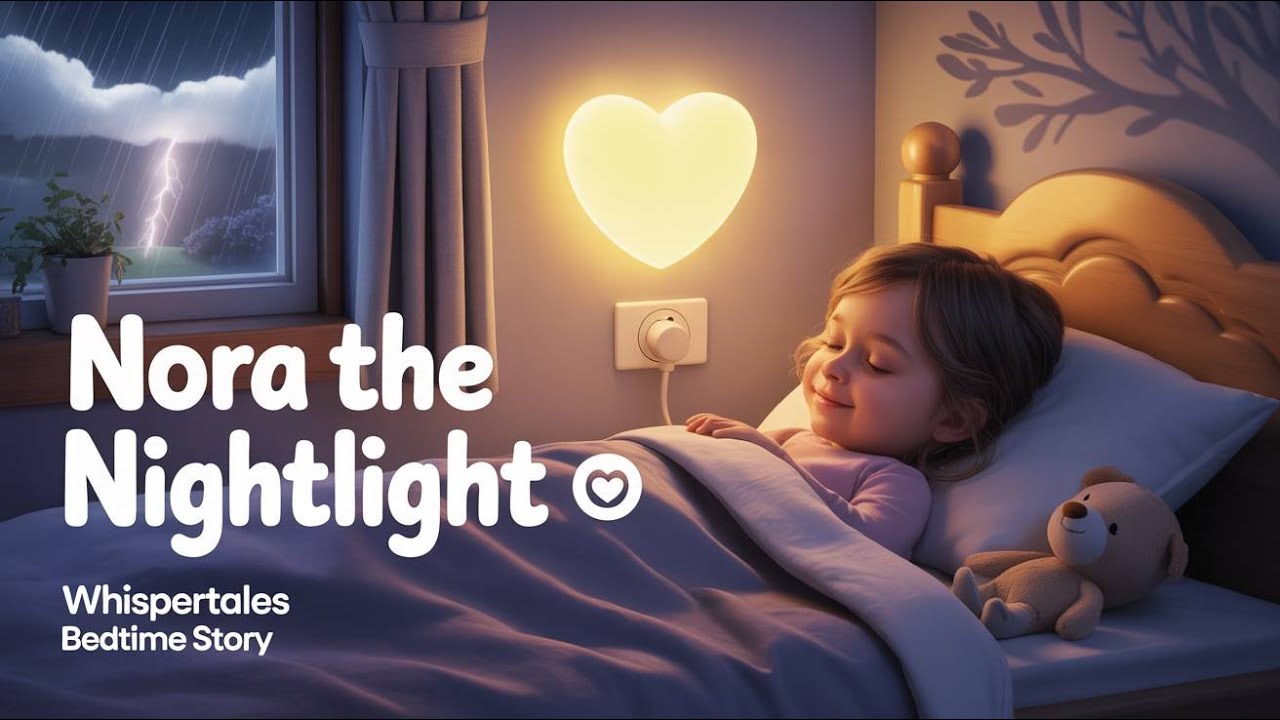 Nora the Nightlight 🕯 | Kids Bedtime Story on Feeling Safe | WhisperTales