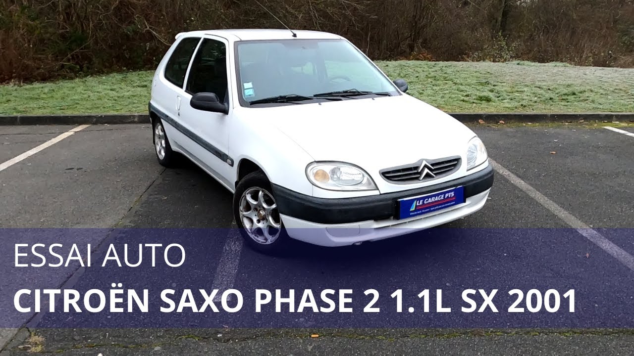 ESSAI CITROËN SAXO PHASE 2 1.1L SX 2001
