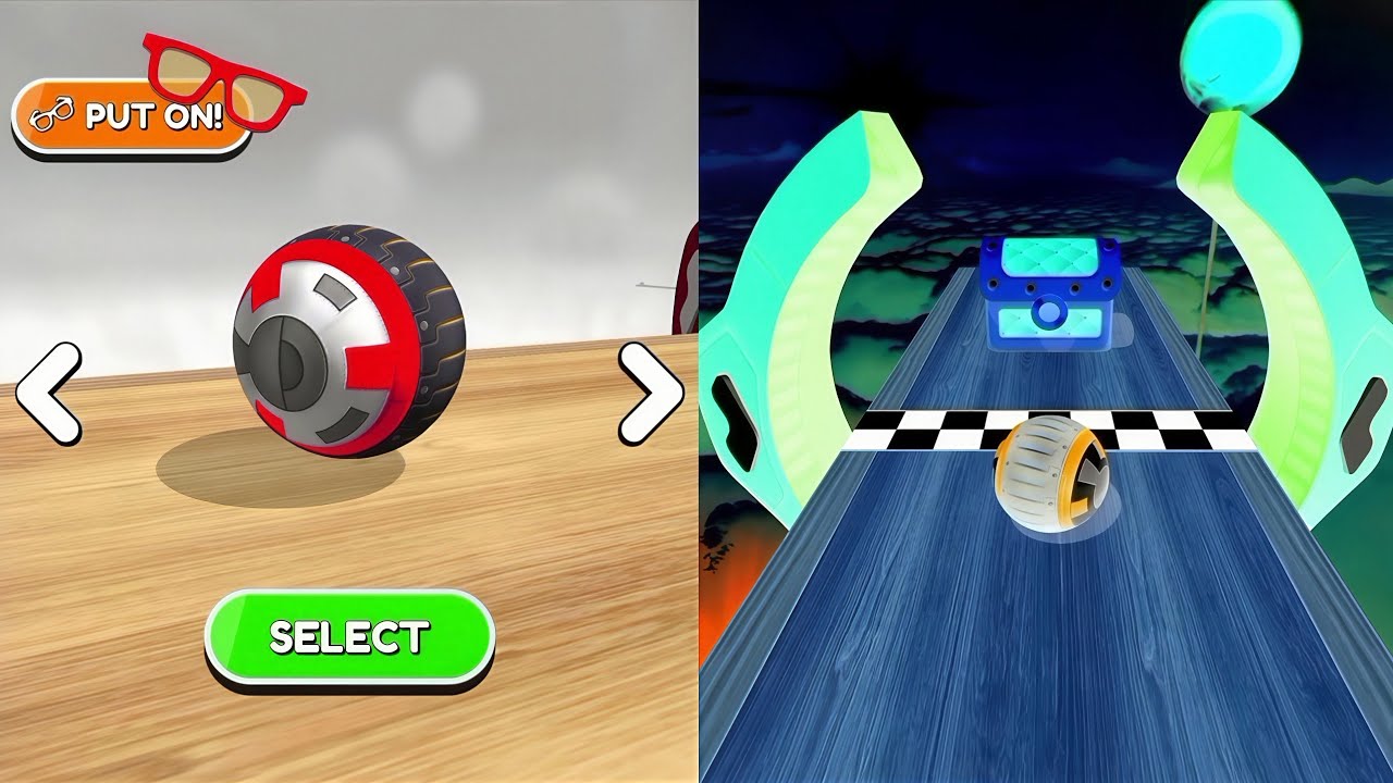 ⭕➕⭕Going Balls, SpeedRun Vs Reverse Video Gameplay Part 436