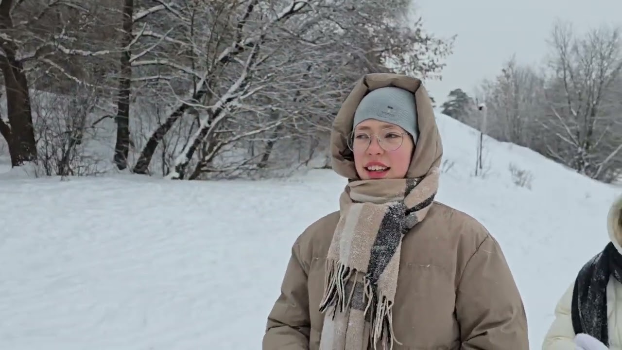 На живописной с Лизой 