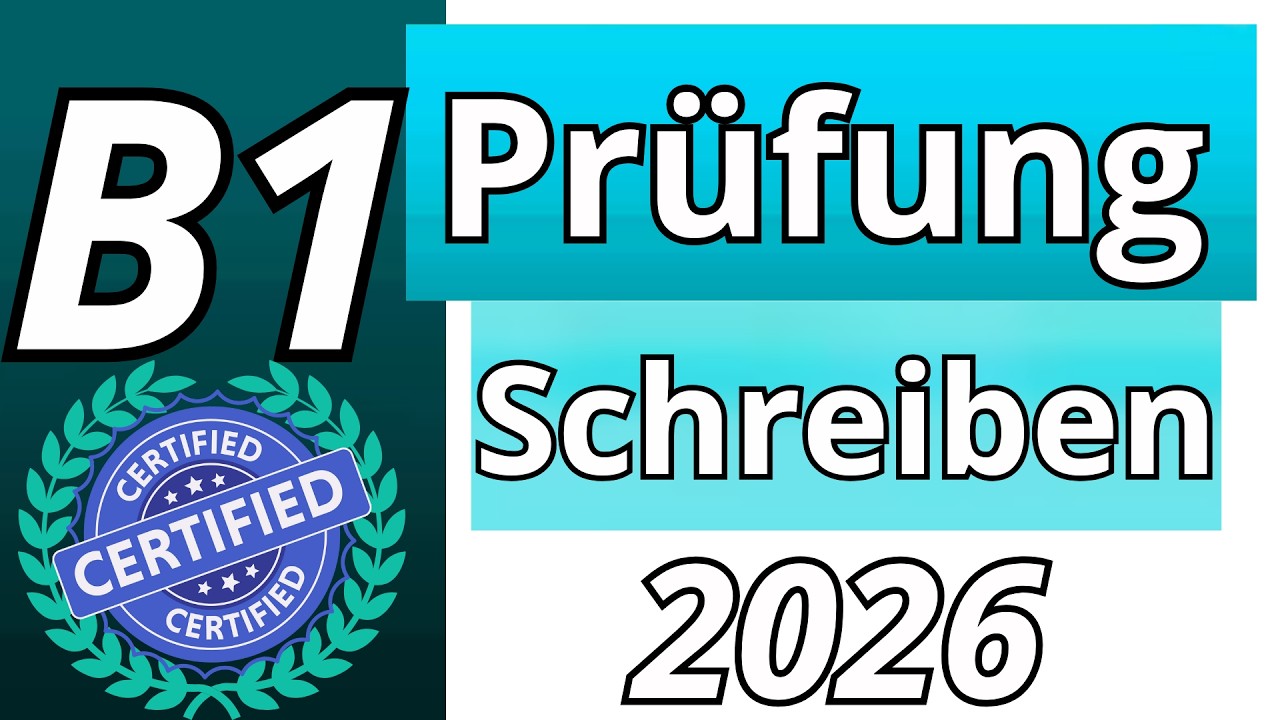 Prüfung B1 Brief schreiben - DTZ G.A.S.T B1 Brief schreiben 2026