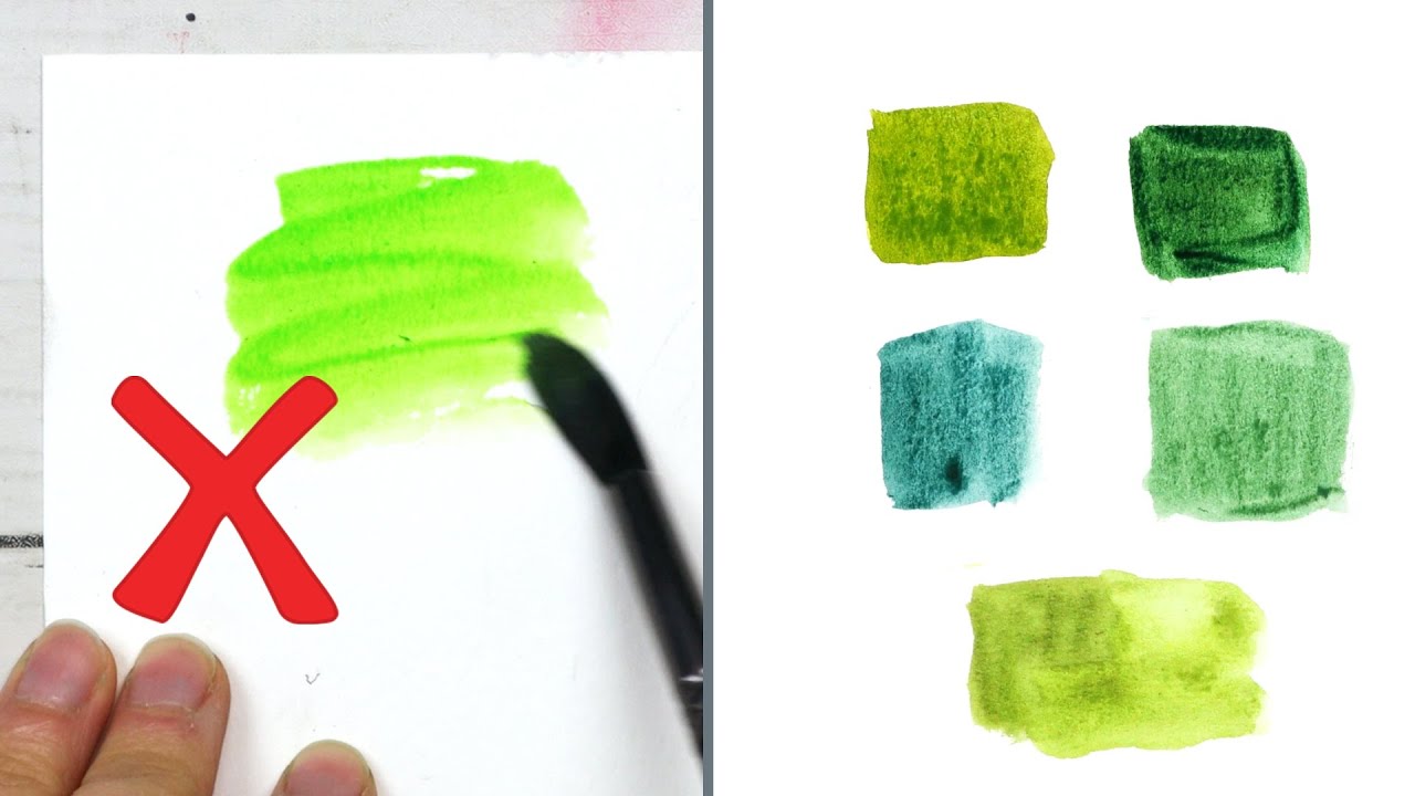 3 MODI per ottenere dei VERDI DECENTI | Teoria del colore e mixing