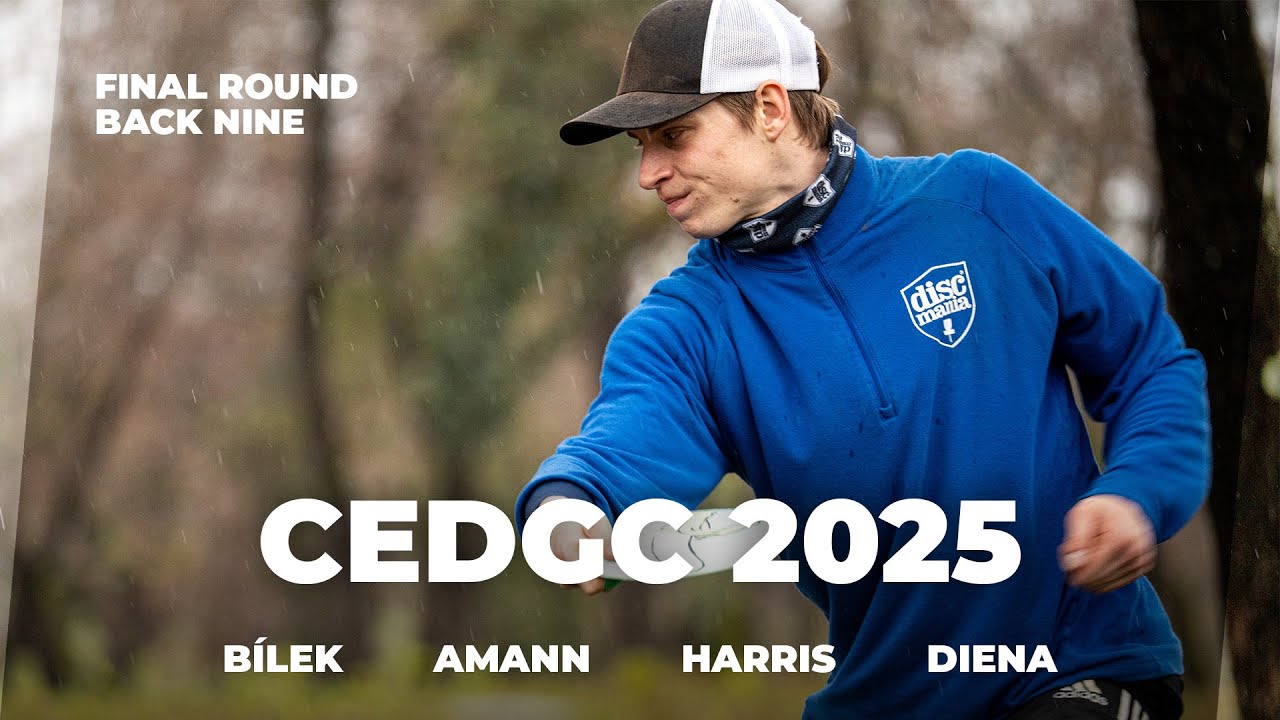 Central European Disc Golf Championships 2025 | FINAL RD B9 | Bílek, Amann, Harris, Diena
