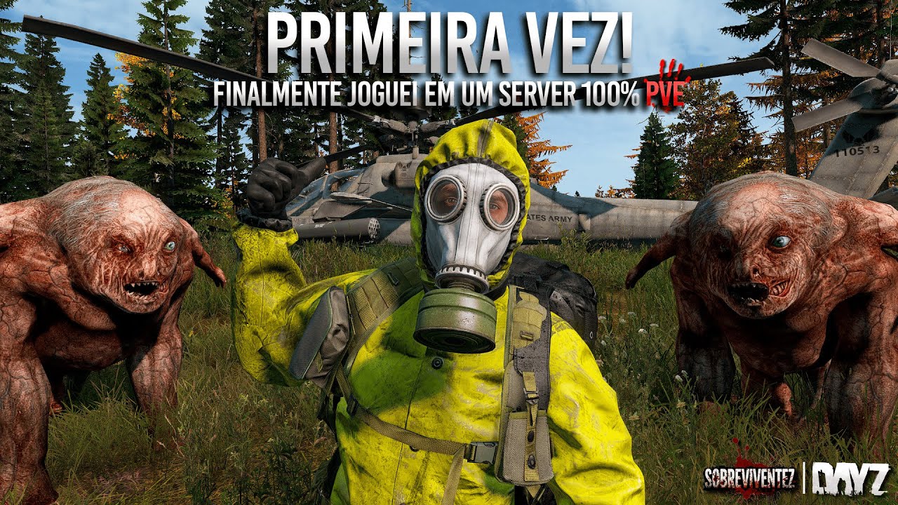MINHA PRIMEIRA EXPERIÊNCIA! - DAYZ PVE #1