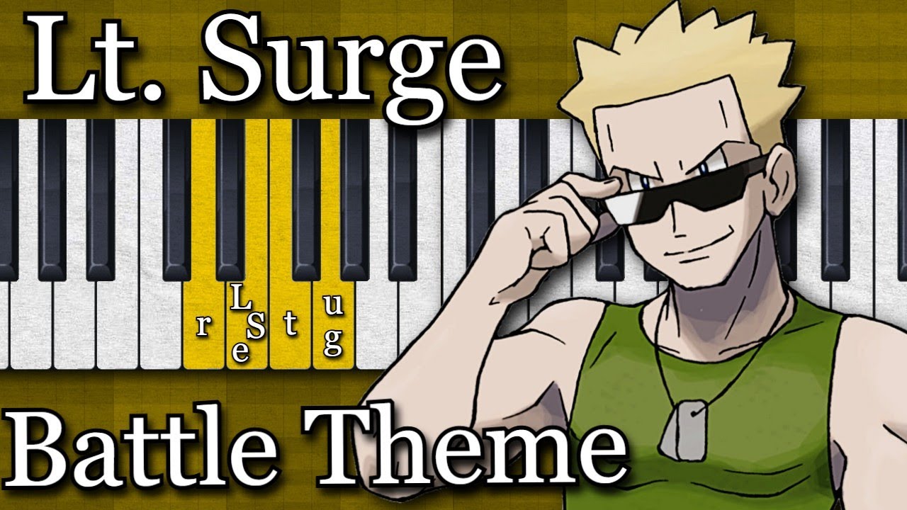 I created a HEAVY METAL battle theme for Lt. Surge!