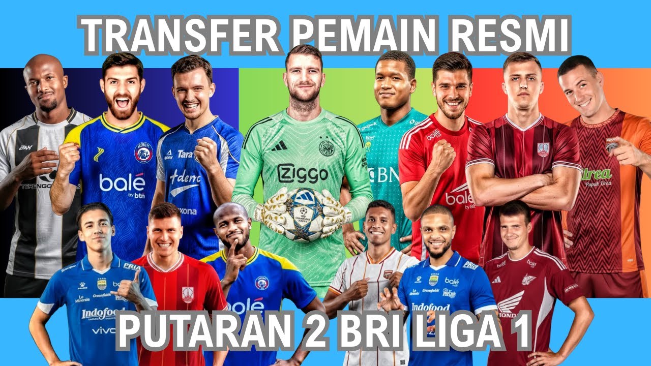 RESMI‼️Rekap 15 Transfer Pemain BRI Liga 1 2026 - Bursa Transfer BRI Super Liga 2026 Putaran Ke 2